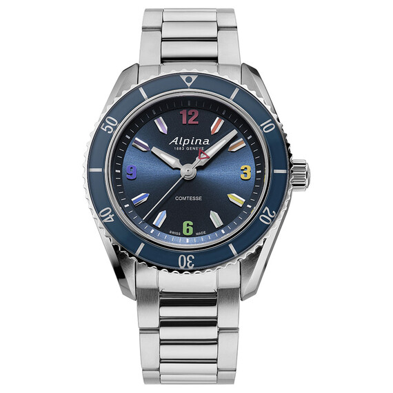 Dámské hodinky Alpina Alpiner Comtesse Sport Quartz Rainbow Limited Edition AL-235NRB3C6B 