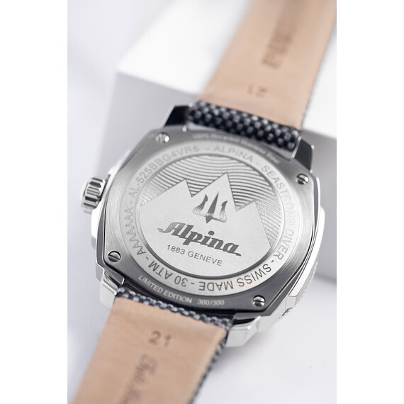 Pánské hodinky Alpina Seastrong Diver 300 Automatic Calanda Limited Edition AL-525BBG4VR6, Verze: černá , 9 image