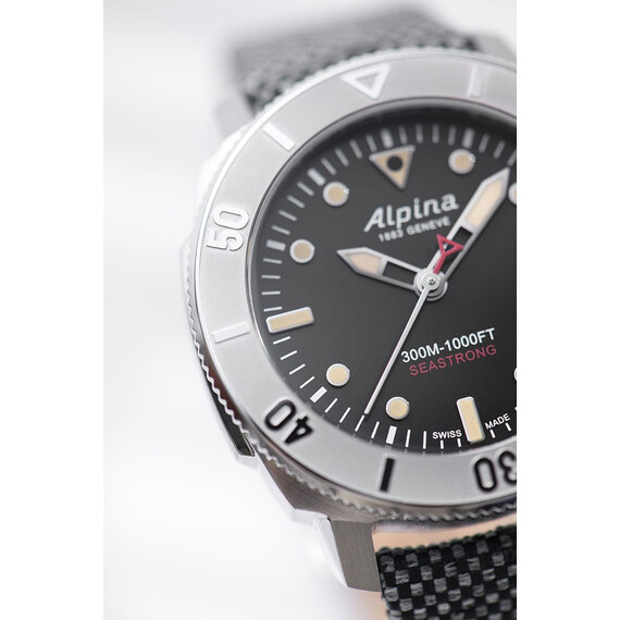 Pánské hodinky Alpina Seastrong Diver 300 Automatic Calanda Limited Edition AL-525BBG4VR6, Verze: černá , 8 image