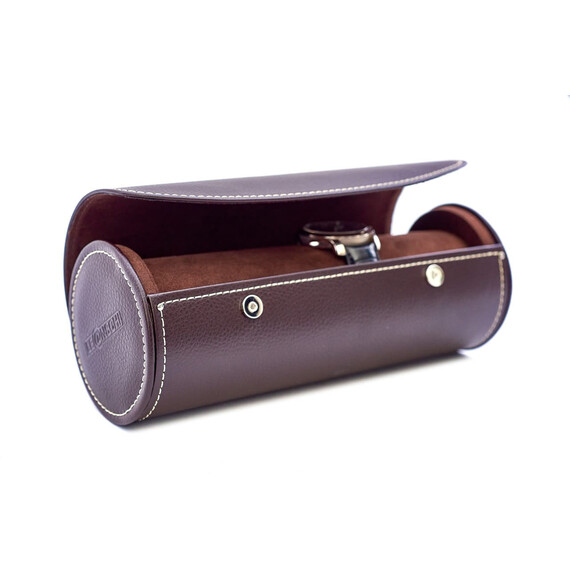 Pouzdro pro 3 hodinek Leanschi WRO3-CHOC, Verze: hnědá , 4 image