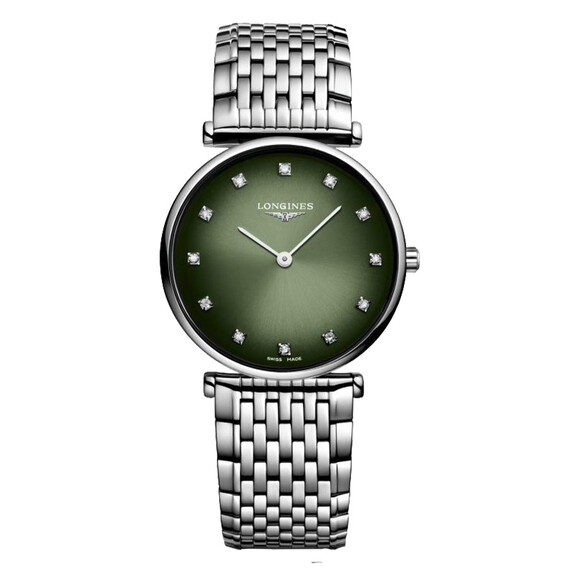 Dámské hodinky Longines La Grande Classique L4.512.4.92.6, Verze: zelená 