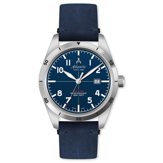 Pánské hodinky Atlantic Seaflight 70351.41.55, Verze: modrá2 