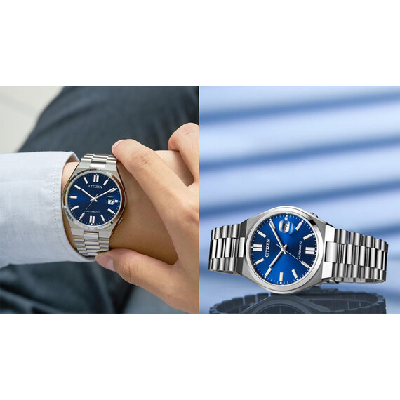 Pánské hodinky Citizen Tsuyosa Mechanical NJ0150-81L, Verze: modrá , 7 image