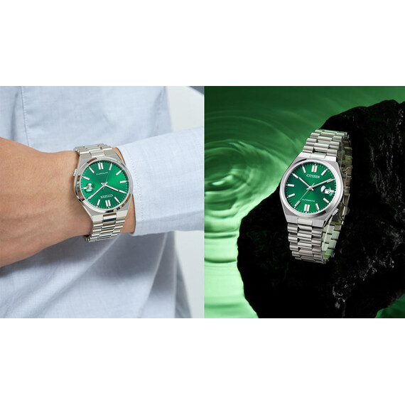 Pánské hodinky Citizen Tsuyosa Mechanical NJ0150-81X, Verze: zelená , 7 image