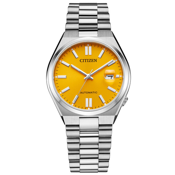 Pánské hodinky Citizen Tsuyosa Mechanical NJ0150-81Z, Verze: žlutá 