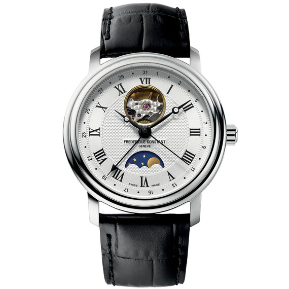 Pánské hodinky Frederique Constant Classics Heart Beat Moonphase FC-335MC4P6, Verze: černá 