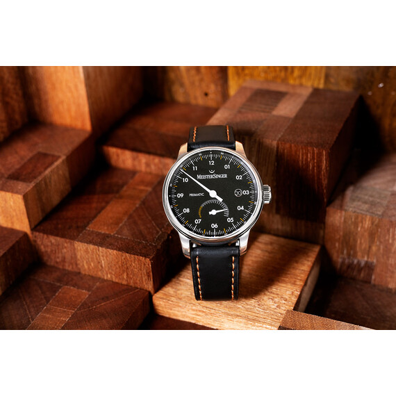 Pánské hodinky MeisterSinger Primatic PR902, Verze: černá , 3 image