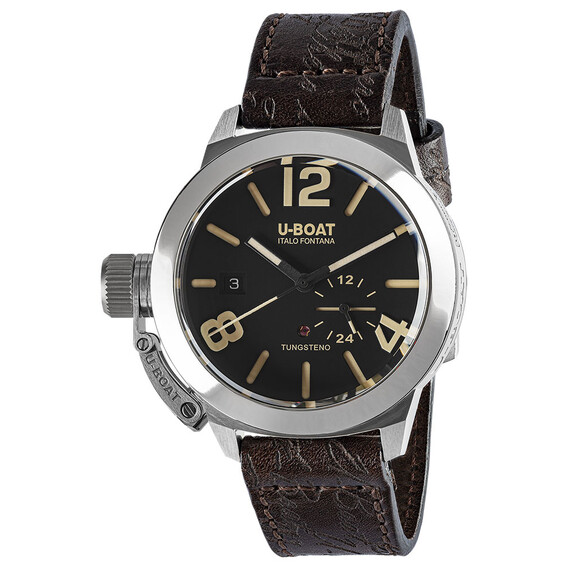 Pánské hodinky U-BOAT Classico 42 Tungsteno Black 8893, Verze: černá 