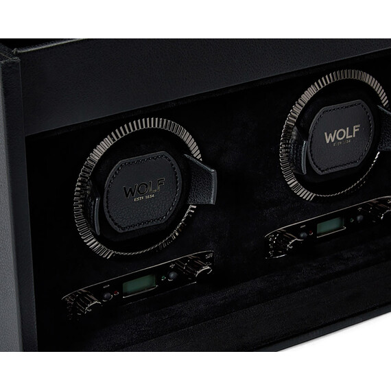 Natahovač pro 2 hodinek WOLF British Racing 792202, Verze: černá , 6 image