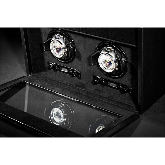 Natahovač pro 2 hodinek WOLF British Racing 792202, Verze: černá , 9 image