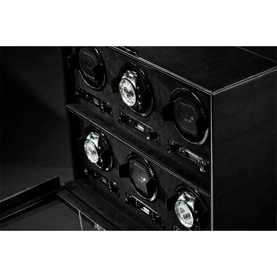 Natahovač pro 6 hodinek WOLF British Racing 792402, Verze: černá , 6 image