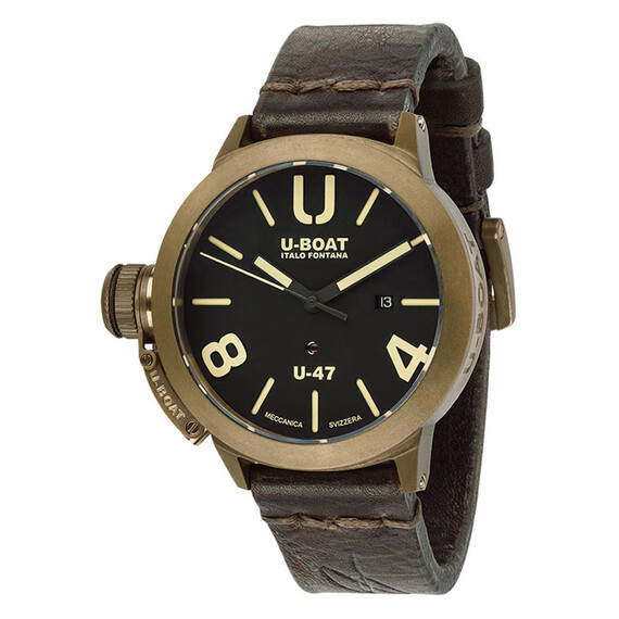 Pánské hodinky U-BOAT Classico U-47 Bronze 7797, Verze: hnědá2 
