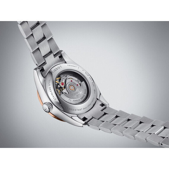 Dámské hodinky Tissot T-My Lady Automatic 18K Gold Bezel T930.007.41.046.00, Verze: modrá2 , 8 image