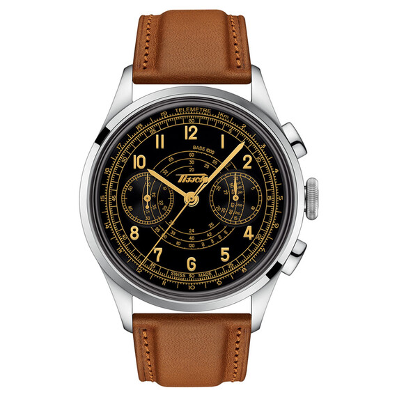 Pánské hodinky Tissot Telemeter 1938 T142.462.16.052.00, Verze: hnědá2 