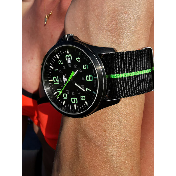Pánské hodinky Traser P67 Officer Pro GunMetal Black / Lime 107426 , 9 image