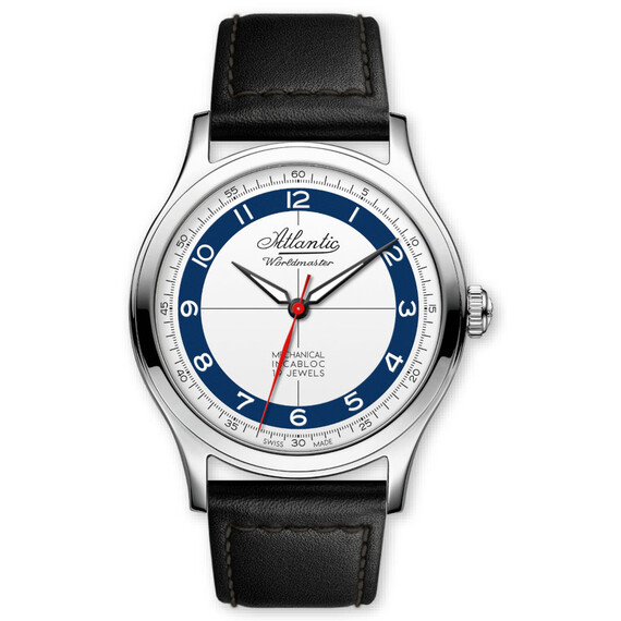 Pánské hodinky Atlantic Worldmaster Mechanical Incabloc 53680.41.13, Verze: černá 