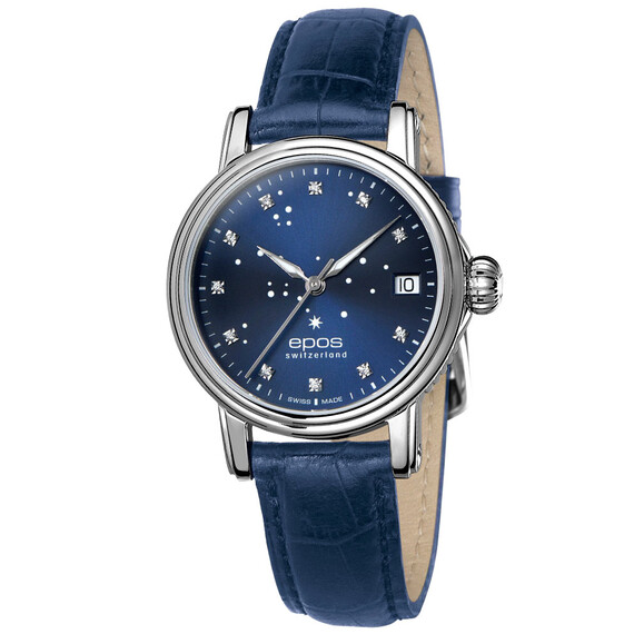 Dámské hodinky Epos Ladies North Star 4390.152.20.96.16, Verze: modrá 