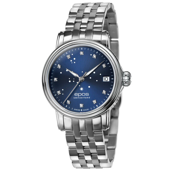 Dámské hodinky Epos Ladies North Star 4390.152.20.96.30, Verze: stříbrná 