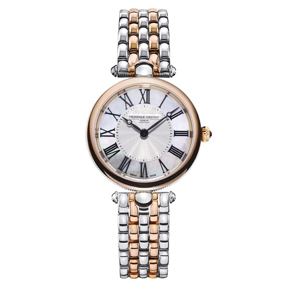 Dámské hodinky Frederique Constant Art Deco Round FC-200MPW2AR2B, Verze: růžové zlato 