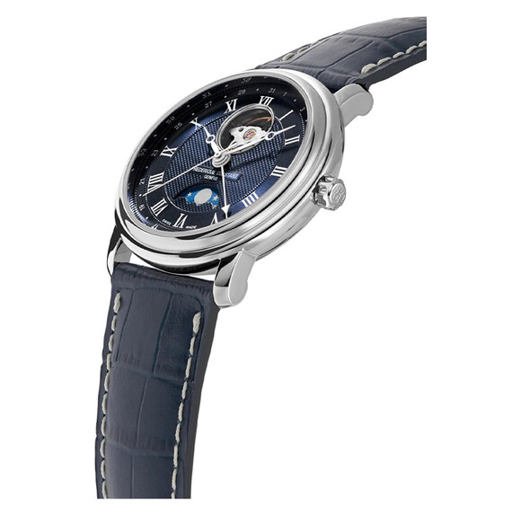 Pánské hodinky Frederique Constant Classics Heart Beat Moonphase FC-335MCNW4P26, Verze: modrá , 3 image