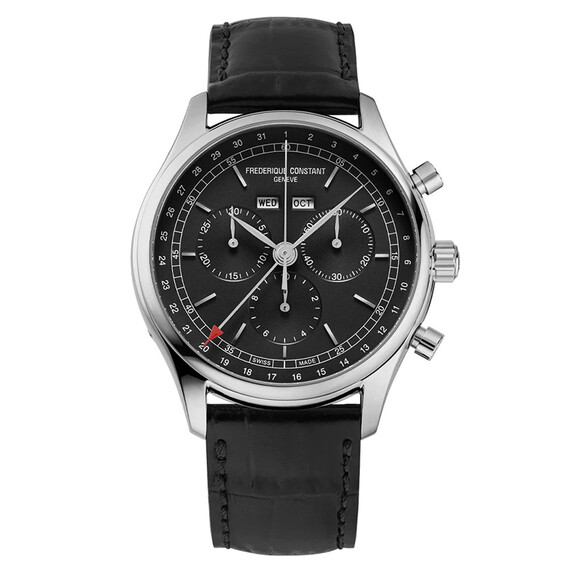 Pánské hodinky Frederique Constant Classics Quartz Chronograph Triple Calendar FC-296DG5B6, Verze: černá 
