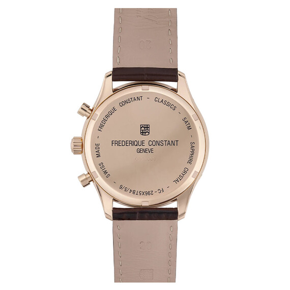 Pánské hodinky Frederique Constant Classics Quartz Chronograph Triple Calendar FC-296SW5B4, Verze: růžové zlato , 2 image