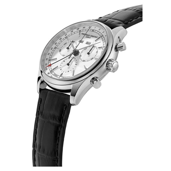 Pánské hodinky Frederique Constant Classics Quartz Chronograph Triple Calendar FC-296SW5B6, Verze: bílá , 3 image