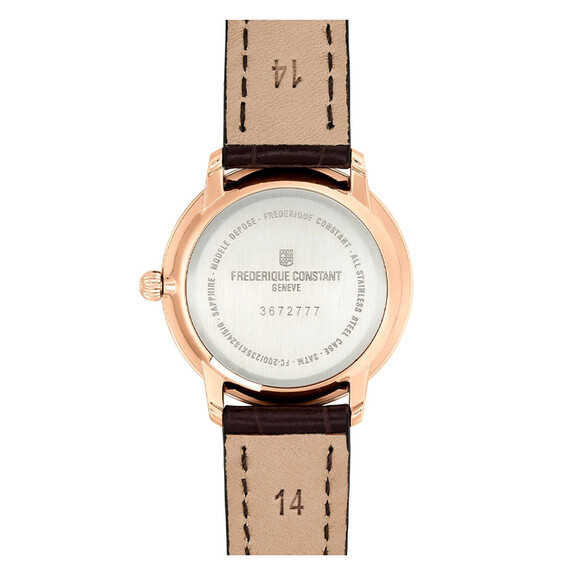 Dámské hodinky Frederique Constant Slimline Ladies FC-235M1S4, Verze: hnědá2 , 2 image