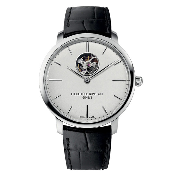 Pánské hodinky Frederique Constant Slimline Auto Heart Beat FC-312S4S6, Verze: černá 