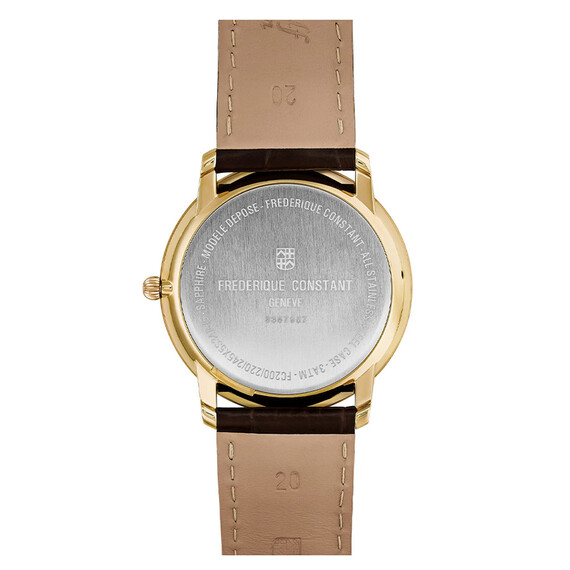 Pánské hodinky Frederique Constant Slimline Gents FC-245M5S5, Verze: hnědá , 2 image