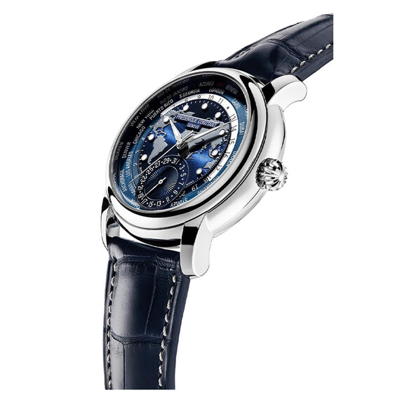 Pánské hodinky Frederique Constant Manufacture Classic Worldtimer FC-718NWM4H6, Verze: modrá3 , 4 image