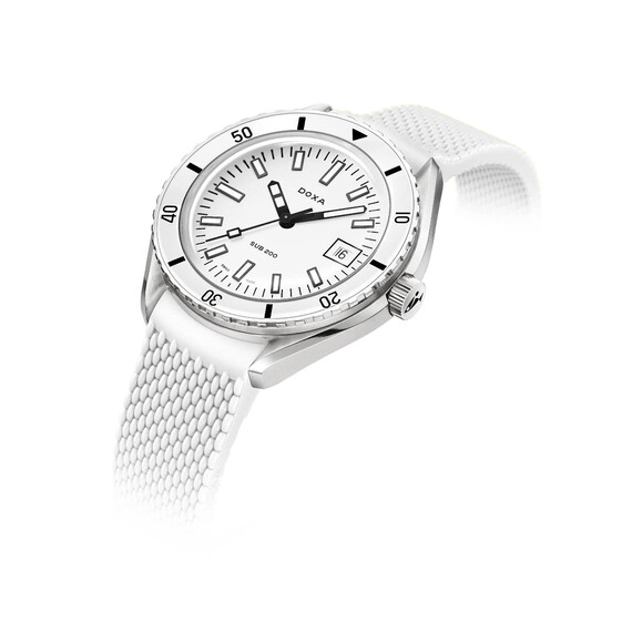 Pánské hodinky Doxa SUB 200 Whitepearl 799.15.011.23, Verze: bílá , 3 image