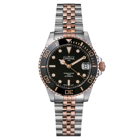 Dámské hodinky Davosa Ternos Medium Automatic 166.196.05, Verze: růžové zlato 