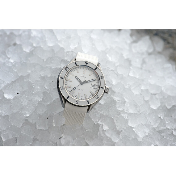 Pánské hodinky Doxa SUB 200 Whitepearl 799.10.011.23, Verze: bílá , 5 image