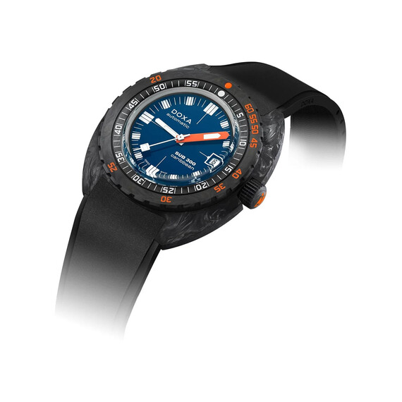 Pánské hodinky Doxa SUB 300 Carbon Caribbean 822.70.201.20, Verze: modrá , 3 image