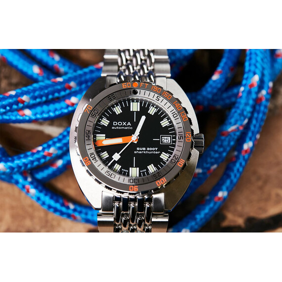 Pánské hodinky Doxa SUB 300T Sharkhunter 840.10.101.10, Verze: černá , 4 image