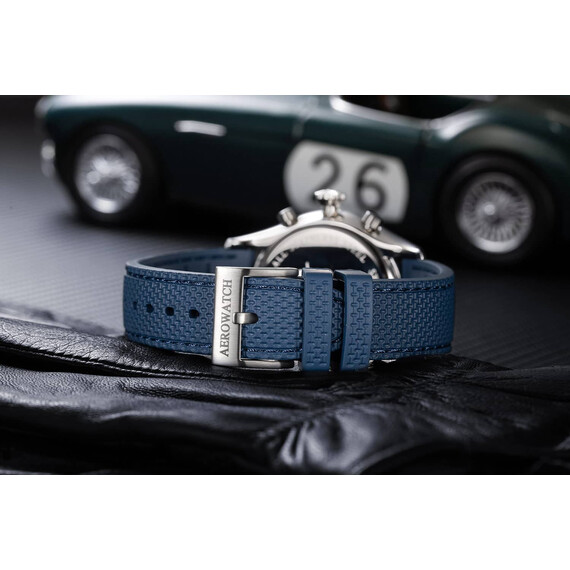 Pánské hodinky Aerowatch Les Grandes Classiques Chrono A 79990 AA05, Verze: modrá , 4 image