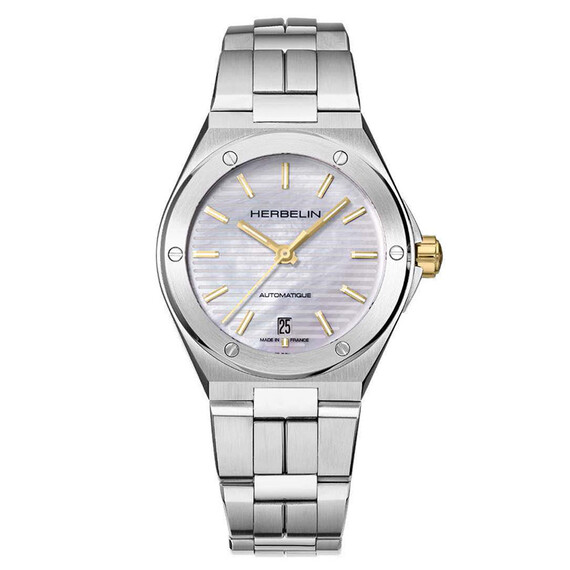 Dámské hodinky Herbelin Cap Camarat Automatic 1545B19T, Verze: stříbrná2 