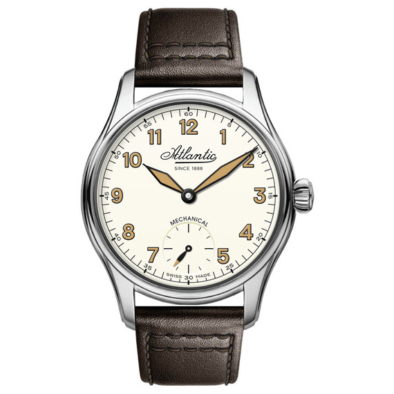 Pánské hodinky Atlantic Worldmaster Manufacture Mechanical 52952.41.93, Verze: hnědá 