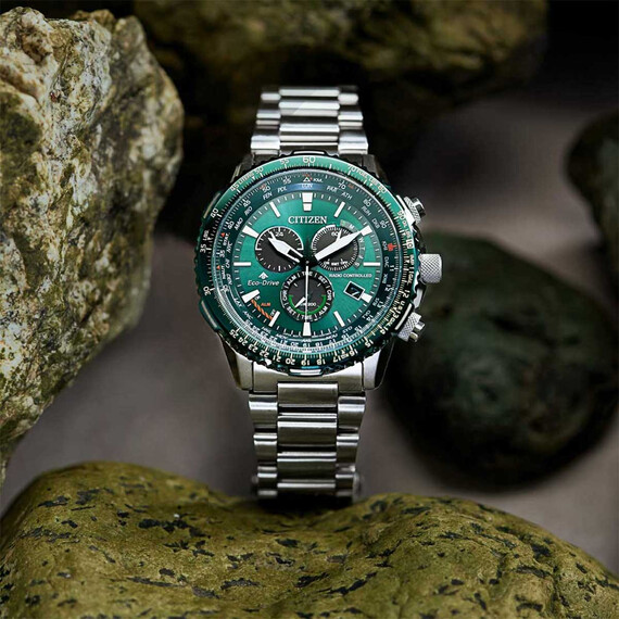 Pánské hodinky Citizen Promaster Radio Controlled CB5004-59W, Verze: zelená , 5 image