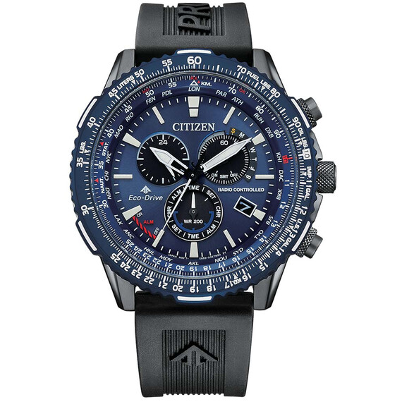 Pánské hodinky Citizen Promaster Radio Controlled CB5006-02L, Verze: modrá3 