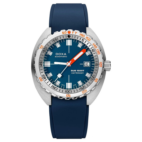 Pánské hodinky Doxa SUB 1500T Caribbean 883.10.201.32, Verze: modrá 