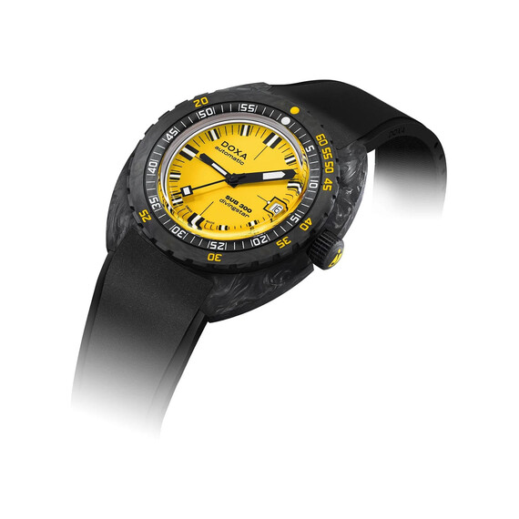 Pánské hodinky Doxa SUB 300 Carbon Divingstar 822.70.361.20, Verze: žlutá , 3 image