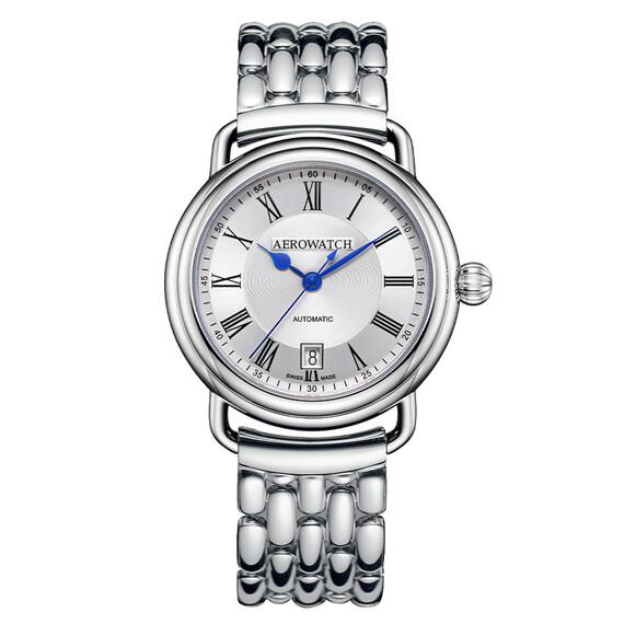 Pánské hodinky Aerowatch 1942 Automatic A 60900 AA26 M, Verze: stříbrná 