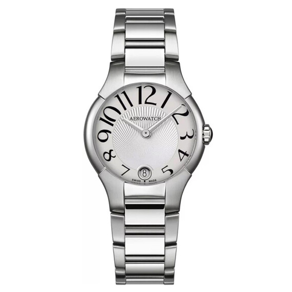 Dámské hodinky Aerowatch New Lady Grande A 06964 AA05 M, Verze: bílá 