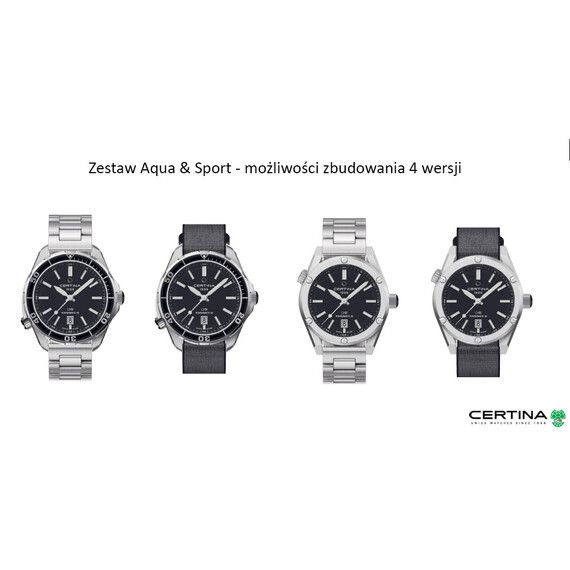 Pánské hodinky Certina DS+ Aqua & Sport C041.407.19.051.00, Verze: černá , 11 image