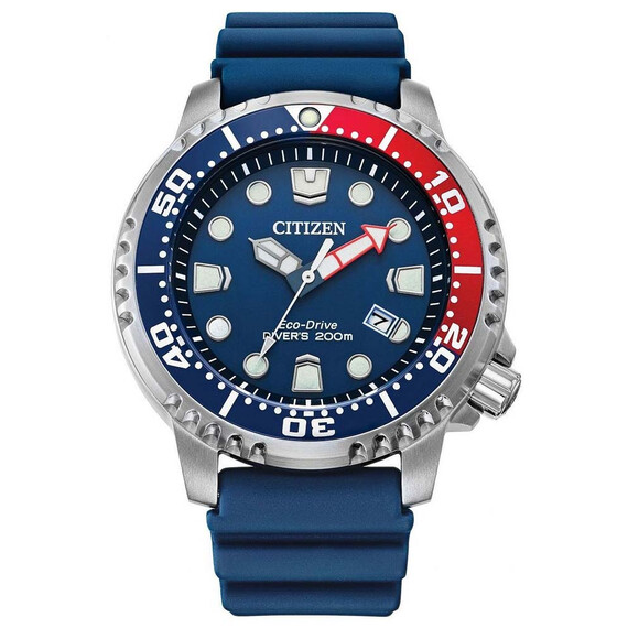 Pánské hodinky Citizen Promaster Diver BN0168-06L, Verze: modrá2 