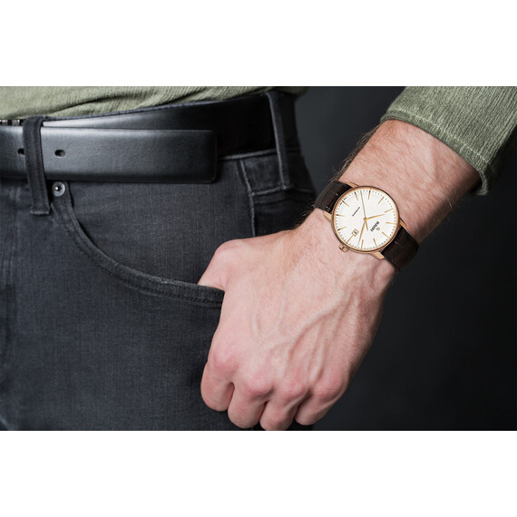 Pánské hodinky Rado Coupole Classic Automatic R22877025, Verze: hnědá2 , 5 image