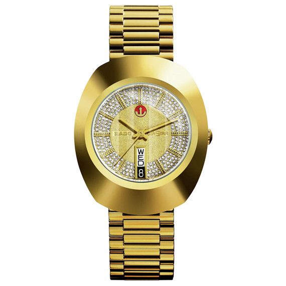 Pánské hodinky Rado Original Automatic R12413243, Verze: žluté zlato6 