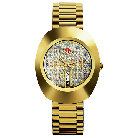 Pánské hodinky Rado Original Automatic R12413313, Verze: žluté zlato3 